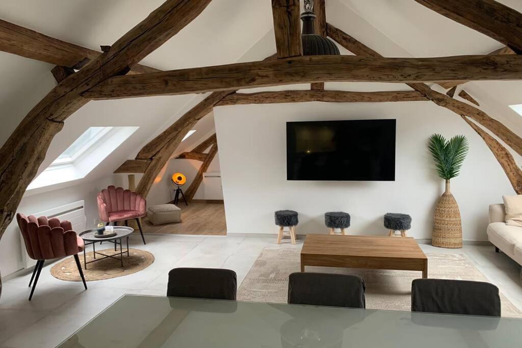 Appartement Spacieux En Plein Coeur De Rouen Exterior foto